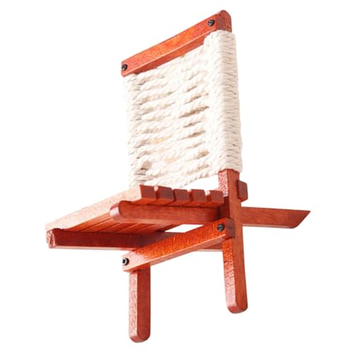 Toddmomy Puppenstubenmöbel Deko Kleiner Lounge Stuhl Für Kreative Spielwelten Und Miniaturdekoration von Toddmomy