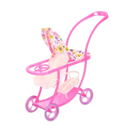 Toddmomy Puppenwagen Kinderwagen Modell Für Junge Mädchen Leicht Und Sicher Für Puppenhäuser Kreatives Mit Feiner Handwerkskunst Und Praktischen Details von Toddmomy