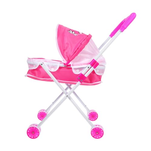 Toddmomy Puppenwagen für Kleinkinder Faltbarer Puppen Kinderwagen in Leichter und Realistischer Spielwagen für Mädchen Kindgerechtes Einkaufswagen Fördert Fantasie und Bewegung Toddmomy Puppenwagen für Kleinkinder Faltbarer Puppen Kinderwagen in Leichter und Realistischer Spielwagen für Mädchen Kindgerechtes Einkaufswagen Fördert Fantasie und Bewegung von Toddmomy