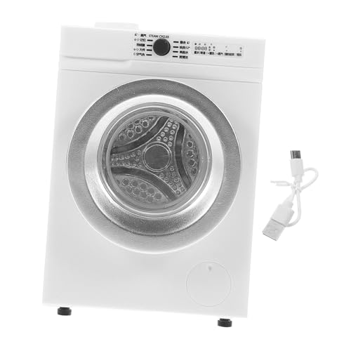 Toddmomy Miniatur Waschmaschine Puppenhaus Spielzeug 1:12 Realistische Kleiner Wassermaschine Wiederaufladbare Puppenwaschmaschine für Kreatives Spielen Toddmomy Miniatur Waschmaschine Puppenhaus Spielzeug 1:12 Realistische Kleiner Wassermaschine Wiederaufladbare Puppenwaschmaschine für Kreatives Spielen von Toddmomy