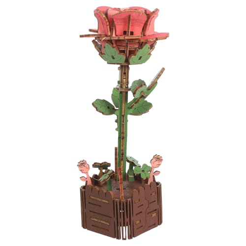 Toddmomy Puzzle-Blume aus Holz in Einer Vase, 3D-Bastelset mit künstlicher Blume, praktisches Bauspielzeug, einzigartiges zum Valentinstag, zum Lehrertag/Erntedankfest Toddmomy Puzzle-Blume aus Holz in Einer Vase, 3D-Bastelset mit künstlicher Blume, praktisches Bauspielzeug, einzigartiges zum Valentinstag, zum Lehrertag/Erntedankfest von Toddmomy