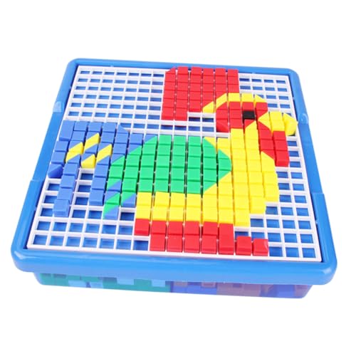 Toddmomy Puzzle Frühe Bildung Buntes Kunststoff Legespiel Fördert Kreativität und Farberkennung Sicher und Langlebig Pädagogisches Geschenk für Mädchen und Jungen Ab Jahren von Toddmomy