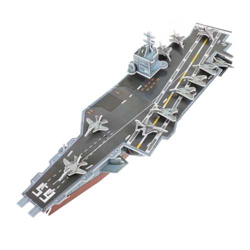 Toddmomy Puzzle Modellbau Kit für Erwachsene DIY Flugzeugträger Modell Anspruchsvolles Bastelprojekt für Sammler und Geschichtsinteressierte Pädagogisches Geschicklichkeit und Toddmomy Puzzle Modellbau Kit für Erwachsene DIY Flugzeugträger Modell Anspruchsvolles Bastelprojekt für Sammler und Geschichtsinteressierte Pädagogisches Geschicklichkeit und von Toddmomy