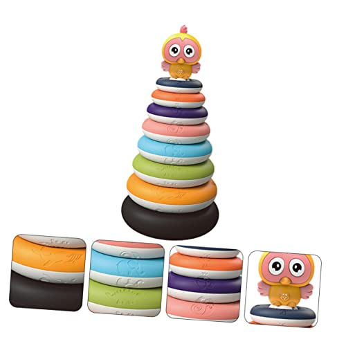 Toddmomy Rainbow Ring Pädagogisches Stapelspielzeug für Loop Design Fördert Hand Augen Koordination und Präzise für Frühes Lernen und Spielerisches Toddmomy Rainbow Ring Pädagogisches Stapelspielzeug für Loop Design Fördert Hand Augen Koordination und Präzise für Frühes Lernen und Spielerisches von Toddmomy
