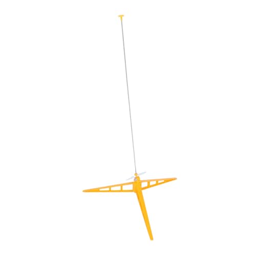 Toddmomy Raketenmodellwerfer Modellraketenwerfer Raketenwerfer Yellow Plastik von Toddmomy