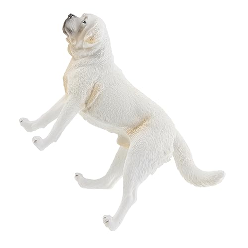 Toddmomy Realistische Dog Figurine Statuette aus Kunststoff Stabile Hundedekoration für Kinderzimmer Detailreiche Cartoon Dog Ornament und Sammelbares Haustier von Toddmomy