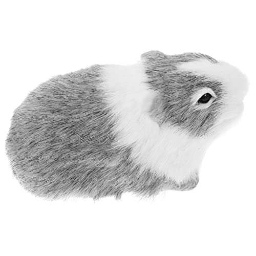 Toddmomy Realistische Hamsterfigur Simuliertes Tiermodell Für Detailgetreue Hamstertierfigur Lernspielzeug Zur Tiererkennung Weißes Design von Toddmomy