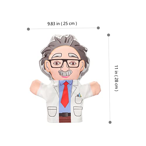 Toddmomy Realistische Handpuppe Wissenschaftler Kreative Figur für Detailreiche Handspielpuppe zum Geschichtenerzählen Fingerspielzeug für Kleinkinder und Toddmomy Realistische Handpuppe Wissenschaftler Kreative Figur für Detailreiche Handspielpuppe zum Geschichtenerzählen Fingerspielzeug für Kleinkinder und von Toddmomy