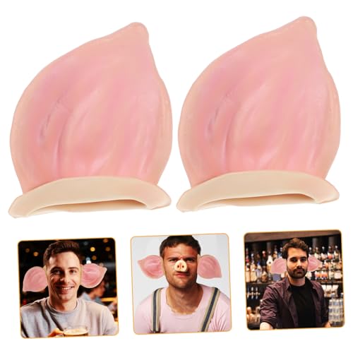 Toddmomy Realistische Pig Ears für Kostüm Detailgetreu Langlebig Vielseitig Einsetzbar Passend für Erwachsene und Party Cosplay Accessoire Kreative Verkleidungsergänzung Toddmomy Realistische Pig Ears für Kostüm Detailgetreu Langlebig Vielseitig Einsetzbar Passend für Erwachsene und Party Cosplay Accessoire Kreative Verkleidungsergänzung von Toddmomy