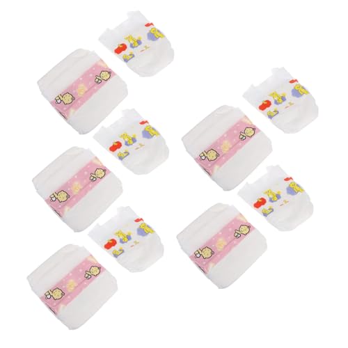 Toddmomy Realistische Puppenwindeln Weiche Mini Stoffwindeln Puppenzubehör für Neugeborene Rollenspiel Zubehör Toddmomy Realistische Puppenwindeln Weiche Mini Stoffwindeln Puppenzubehör für Neugeborene Rollenspiel Zubehör von Toddmomy