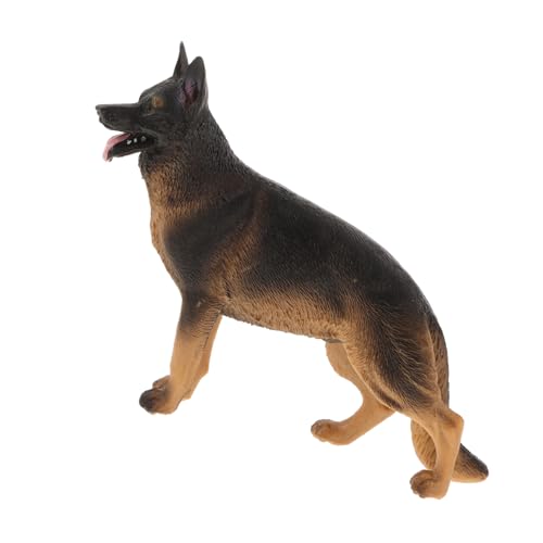 Toddmomy Realistische Schäferhund Figur aus Langlebigem Detailgetreues Hundemodell für Pädagogisches Wissen und Spielspaß als zu Weihnachten und Geburtstag von Toddmomy