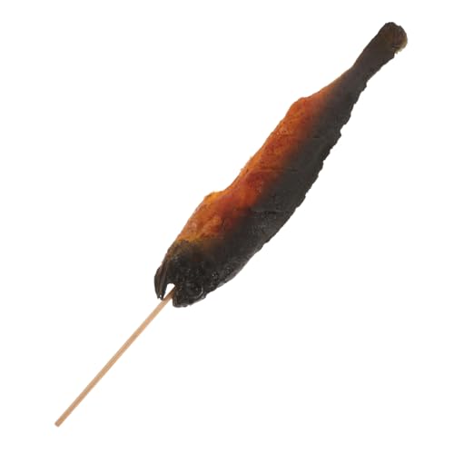 Toddmomy Realistisches BBQ Fischmodell Gelber Croaker Detailgetreues Grillspielzeug für Küchen und Restaurantdekoration Vielseitiges Display Requisit für Ausstellungen und Verkaufsräume von Toddmomy