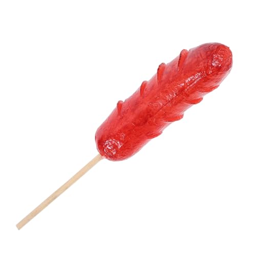 Toddmomy Realistisches BBQ Modell Detailgetreues Simulation Food Langlebige Künstliche Hot Dog Dekoration Ungiftig Vielseitig für Party Küchen Lernzwecke Geeignet von Toddmomy