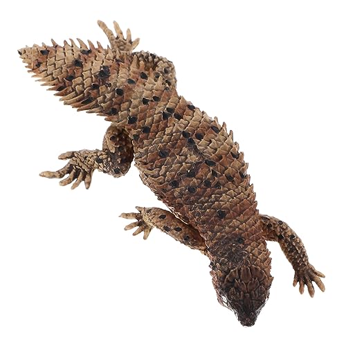 Toddmomy Realistisches Echsenmodell aus Langlebigem Kunststoff Naturgetreue Reptilienfigur als Dekorative und Lernhilfe Kleine Echsendekoration für Zimmer und Garten Geeignet von Toddmomy