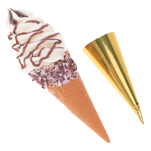 Toddmomy Realistisches Eiscreme Waffelmodell aus Kunstvolles Dekorationsspielzeug für Fotografie Schaufenster und Einkaufszentrum Langlebig und Ansprechend für Kreative Präsentationen Toddmomy Realistisches Eiscreme Waffelmodell aus Kunstvolles Dekorationsspielzeug für Fotografie Schaufenster und Einkaufszentrum Langlebig und Ansprechend für Kreative Präsentationen von Toddmomy