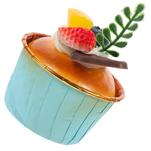 Toddmomy Realistisches Fake Cupcake Modell mit Goldrand Künstliche Kuchen Deko für Party Hochzeit Fotografie Requisiten Lebensnahe Simulation für Fenster und Tischdekoration Toddmomy Realistisches Fake Cupcake Modell mit Goldrand Künstliche Kuchen Deko für Party Hochzeit Fotografie Requisiten Lebensnahe Simulation für Fenster und Tischdekoration von Toddmomy
