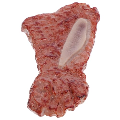 Toddmomy Realistisches Fake Steak Modell aus PVC Lebensechte Fleischdekoration Stabiles Leichtes Requisit für Puppenhaus Küchen Deko Fotoaufnahmen und Pädagogische Lernzwecke Toddmomy Realistisches Fake Steak Modell aus PVC Lebensechte Fleischdekoration Stabiles Leichtes Requisit für Puppenhaus Küchen Deko Fotoaufnahmen und Pädagogische Lernzwecke von Toddmomy