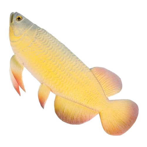 Toddmomy Realistisches Kleines Modell Falscher Fisch Deko Figur für Fotografie Requisiten Filmrequisit und Wohnkultur Künstlerisch Gestaltete Simulation Goldener Fisch für Vielseitige von Toddmomy