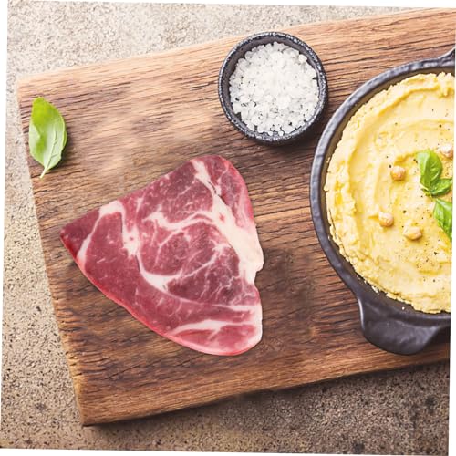 Toddmomy Realistisches Künstliches Rindfleischmodell aus Lebensnahe Steakattrappe Wiederverwendbar Küchen Dekoration und Fotorequisite Geeignet für Restaurant Party und Wohnraumgestaltung von Toddmomy