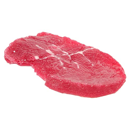 Toddmomy Realistisches Künstliches Steak Modell Kleine Dekorative Scheibe Leichtes Food Photo Prop für Restaurant Küche Zuhause Wiederverwendbare Lebensmittelechte Attrappe Toddmomy Realistisches Künstliches Steak Modell Kleine Dekorative Scheibe Leichtes Food Photo Prop für Restaurant Küche Zuhause Wiederverwendbare Lebensmittelechte Attrappe von Toddmomy