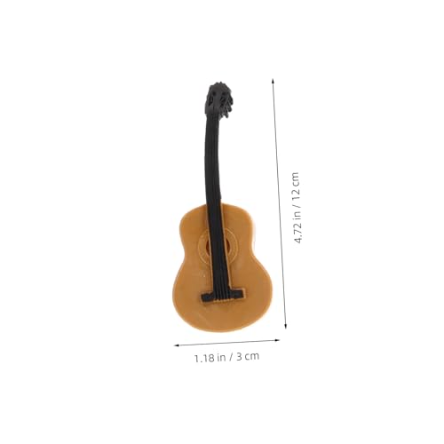 Toddmomy Realistisches Miniatur Instrumenten Set Zierliche Miniatur Musikinstrumente Vielseitige Mini Haus Dekoration Tragbares Musikmodell mit Zubehör für Puppenhaus und Sammler von Toddmomy