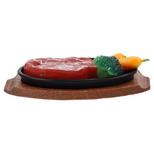 Toddmomy Realistisches Miniatur Steak Modell aus Langlebigen Materialien Detailgetreues Kunstfleisch Dekor für Puppenhaus Spielküche und Food Display Stabiles Küchenzubehör für Sammler Toddmomy Realistisches Miniatur Steak Modell aus Langlebigen Materialien Detailgetreues Kunstfleisch Dekor für Puppenhaus Spielküche und Food Display Stabiles Küchenzubehör für Sammler von Toddmomy