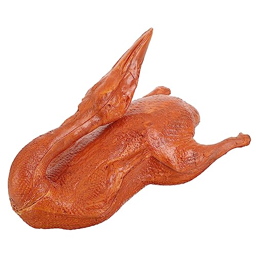 Toddmomy Realistisches PU Bratenentenmodell Lebensechte Nachbildung für Food Prop für Fotografie und Dekoration Leicht Handlich Vielseitig Einsetzbar für Küche und Party von Toddmomy