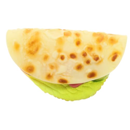 Toddmomy Realistisches Pfannkuchenmodell aus Fake Pancake für Dekoration Fotografie und Lebensmittelpräsentation Hochwertige Simulation für Geschäfte und Haushalte Gemüse Pfannkuchen von Toddmomy