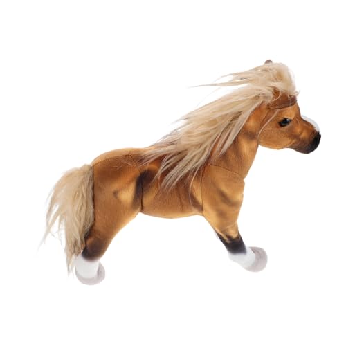 Toddmomy Spielzeug Pferd Ausgestopftes Bauernhoftier Pferdefigur Realistische Tierfigur Pferdemodell Pferdestatue Für Junge Mädchen Und Erwachsene von Toddmomy