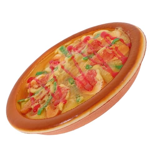Toddmomy Realistisches Pizza Modell PU PVC Simulation für Küche Fotografie Requisite Dekoration Langlebig Leicht von Toddmomy