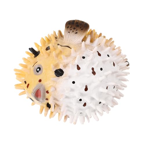 Toddmomy Realistisches Pufferfisch Künstliche Meerestier Figur für Aquarium Dekoration Lernspielzeug für Wasserspiele und Kreative Bastelprojekte von Toddmomy