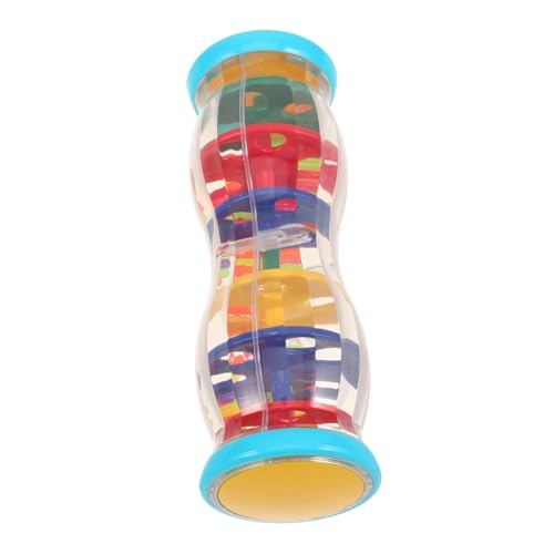 Toddmomy Regenstab Musikinstrument aus Kunststoff Sicherer Percussion Sound Maker für Frühe Musikbildung Vielseitig als Trommel und Rasselinstrument Fördert Musikalische Wahrnehmung und von Toddmomy