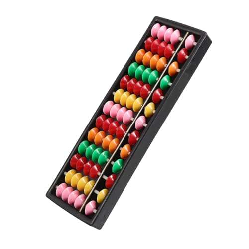 Toddmomy Reihiger mit Perlen Kindersicheres PVC Lernspielzeug Leichter Tragbarer Abacus für Frühes Zählen Fördert Mathematische Fähigkeiten und Logisches Buntes Rechenwerkzeug für Schule Toddmomy Reihiger mit Perlen Kindersicheres PVC Lernspielzeug Leichter Tragbarer Abacus für Frühes Zählen Fördert Mathematische Fähigkeiten und Logisches Buntes Rechenwerkzeug für Schule von Toddmomy
