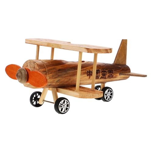 Toddmomy Retro Holzflugzeugmodell Vintage Flugzeug Dekoration für Kinderzimmer Wohnzimmer Büro Einzigartiges Design Handgefertigt Sammlerstück oder Toddmomy Retro Holzflugzeugmodell Vintage Flugzeug Dekoration für Kinderzimmer Wohnzimmer Büro Einzigartiges Design Handgefertigt Sammlerstück oder von Toddmomy