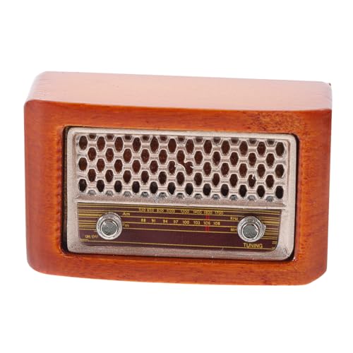Toddmomy Retro -Radiospielzeug Mini-Radio- kleine Retro-Radiofiguren dekorative winzige Radiomodelle Mini-Radio-Modell Mini-Retro-Radio-Statuen Holz Brown Toddmomy Retro -Radiospielzeug Mini-Radio- kleine Retro-Radiofiguren dekorative winzige Radiomodelle Mini-Radio-Modell Mini-Retro-Radio-Statuen Holz Brown von Toddmomy