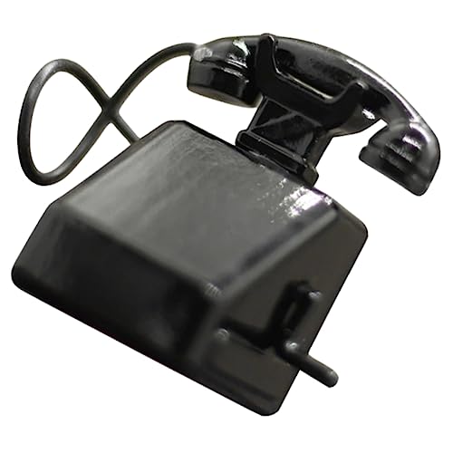 Toddmomy Retro Telefonmodell Für Puppenhaus Vintage Telefon Dekoration Für Miniaturmodelle Und Szenen Kreative DIY Projekte von Toddmomy