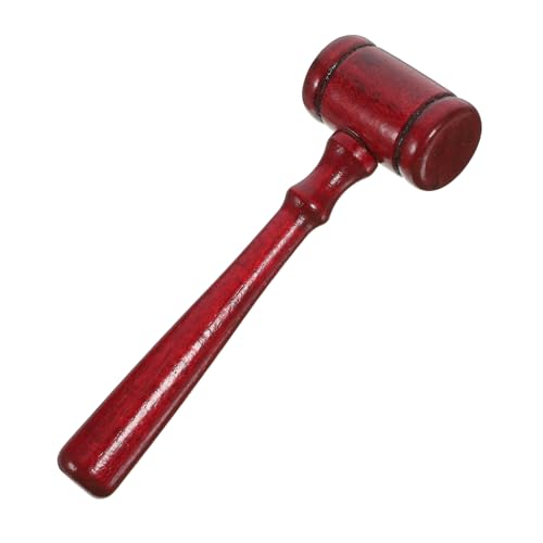 Toddmomy Richterhammer für Holzspielzeug für Rollenspiele Leicht Tragbar und Langlebig für Anwälte Studenten und Kostümpartys Rote Holzfarbe Toddmomy Richterhammer für Holzspielzeug für Rollenspiele Leicht Tragbar und Langlebig für Anwälte Studenten und Kostümpartys Rote Holzfarbe von Toddmomy