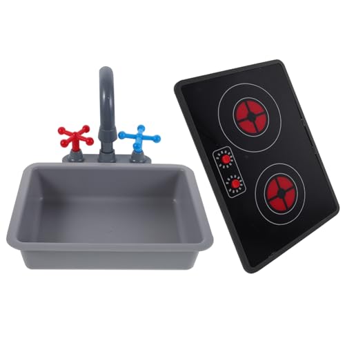 Toddmomy Rollenspiel Küchenset Kinderküchen Spielset Mit Spülbeckenhahn Realistischem Induktionsherd Rollenspielzubehör – Geschirrspüler Spielspielzeug Für Partybedarf Toddmomy Rollenspiel Küchenset Kinderküchen Spielset Mit Spülbeckenhahn Realistischem Induktionsherd Rollenspielzubehör – Geschirrspüler Spielspielzeug Für Partybedarf von Toddmomy