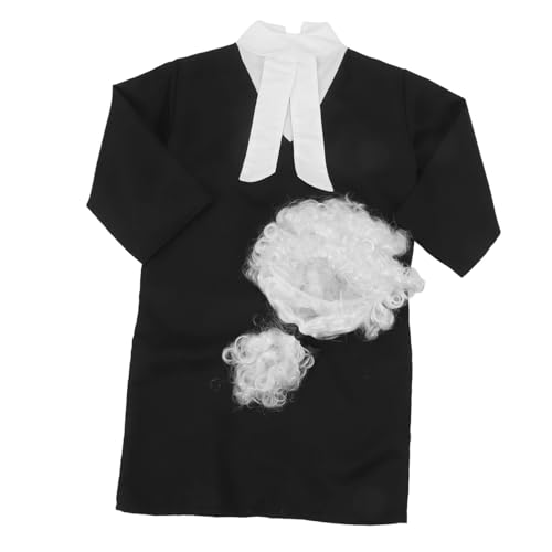 Toddmomy Rollenspiele Für Kleinkinder – Kleid Rollenspiele Robe Unisex Veranstaltungen Party Perücke Kostüm Cosplay Schulkinder Für Ärmel Halloween Urlaub Jungen von Toddmomy