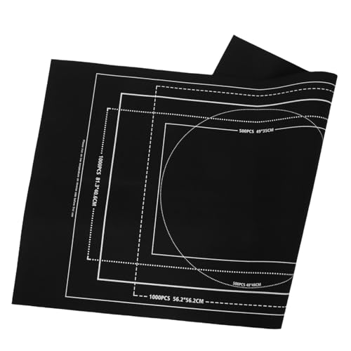 Toddmomy 1500stücke Portable Puzzlematte Für Teile Rollbare Aufbewahrung Mit Antiskid-unterlage Schwarze Filzmatte Für Junge Mädchen Und Erwachsene Vielseitige Lösung Für Puzzles Und von Toddmomy