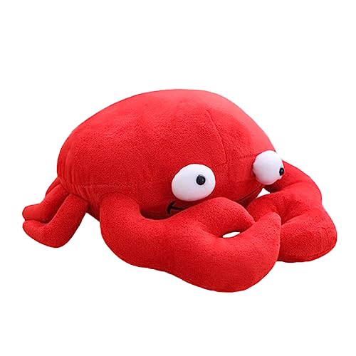 Toddmomy Rotes Krabben Plüschtier Kuscheliges Sofa Stofftier Weiches Cartoon Krabben Gemütliches Wurfkissen für Kinderzimmer und Wohnzimmer Toddmomy Rotes Krabben Plüschtier Kuscheliges Sofa Stofftier Weiches Cartoon Krabben Gemütliches Wurfkissen für Kinderzimmer und Wohnzimmer von Toddmomy