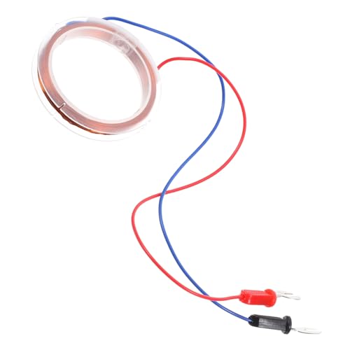 Toddmomy Runde Kupferspule für Physikalisches Elektromagnetismus Experiment Windungen Langlebiges Sicheres Material Geeignet für Schüler und DIY Wissenschaftstests von Toddmomy