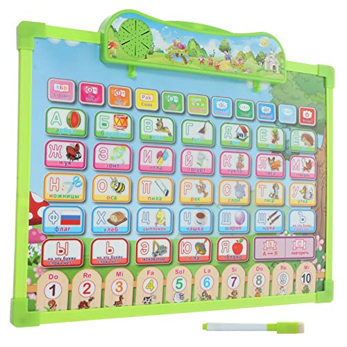 Toddmomy Russisches Alphabet Lernposter mit Sound für Kleinkinder Interaktives Bild zum Erlernen des Russischen Alphabets für Zuhause und Klassenzimmer Fördert Toddmomy Russisches Alphabet Lernposter mit Sound für Kleinkinder Interaktives Bild zum Erlernen des Russischen Alphabets für Zuhause und Klassenzimmer Fördert von Toddmomy