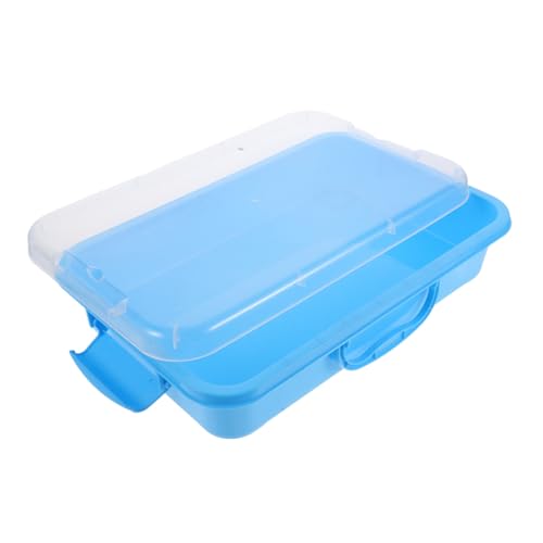 Toddmomy Sandkasten mit Deckel Multifunktionale Box für Formen Fördert Kreativität und Motorische Fähigkeiten für Drinnen und Draußen Transparentes Design Aufbewahrungslösung Toddmomy Sandkasten mit Deckel Multifunktionale Box für Formen Fördert Kreativität und Motorische Fähigkeiten für Drinnen und Draußen Transparentes Design Aufbewahrungslösung von Toddmomy