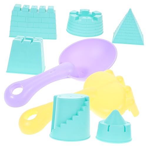 Toddmomy Sandspielzeug Set für Kleinkinder Teiliges Set mit Sandförmchen Schaufel und Rechen Strapazierfähige Strandspielzeuge für Kreative Sandburg BAU und Spielstunden im Zufällige Farbe von Toddmomy