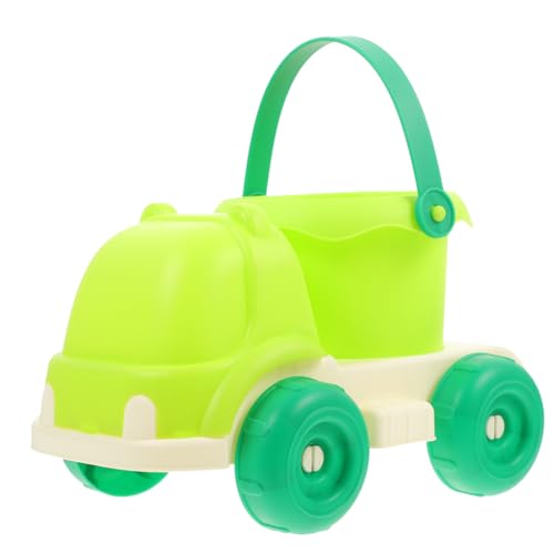Toddmomy Sandspielzeug für Abnehmbarer Eimer und Truck für Strand Grün Strapazierfähig für Kreative Aktivitäten und Spielspaß im Freien für Familienausflüge von Toddmomy