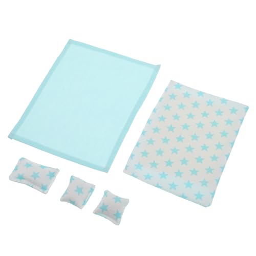 Toddmomy Satz Puppenhaus-bettlaken-Set Puppenhausbettwäsche Schlafzimmerzubehör Für Puppenstuben Dollhouse Decor Puppendecke Mini-Schlafzimmer-Accessoires Kissen Für Puppen Kopfkissen Stoff Toddmomy Satz Puppenhaus-bettlaken-Set Puppenhausbettwäsche Schlafzimmerzubehör Für Puppenstuben Dollhouse Decor Puppendecke Mini-Schlafzimmer-Accessoires Kissen Für Puppen Kopfkissen Stoff von Toddmomy