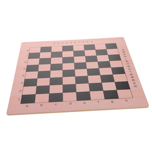 Toddmomy Schachbrettzubehör Kind Prüfer Für Erwachsene Planke Tragbares Haushaltsschachbrett Brettspiel Aus Holz Schachbretter Schachbrett Aus Holz Dame Brettspiel Harz von Toddmomy