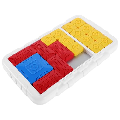 Toddmomy Schiebepuzzle für Erwachsene Intelligentes Interaktives Spiel Logischem und Problemlösungsfähigkeiten für Reisen und Familienunterhaltung Weiße im Bunten Karton von Toddmomy