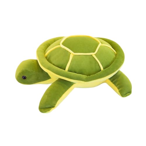 Toddmomy Schildkröte Stofftier Meeresschildkröte Plüsch Schildkröten Kuscheltiere Weiche Schildkröteplüscheln Stofftier Meeresschildkröte Schildkrötenkissen Plüschtiere Kurzer Plüsch Green von Toddmomy